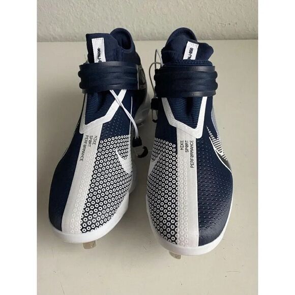 Mens Sz 14 Nike Force Zoom Mike Trout 7 Baseball Cleats CI3134-403 Blue White - Picture 2 of 11